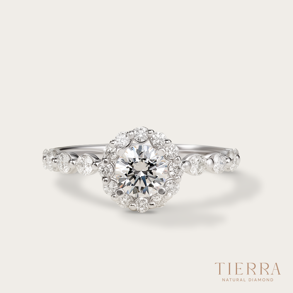 Nhẫn cầu hôn NCH2402 vô cùng rực rỡ, lung linh